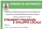 17/03: Strumenti finanziari e sviluppo locale